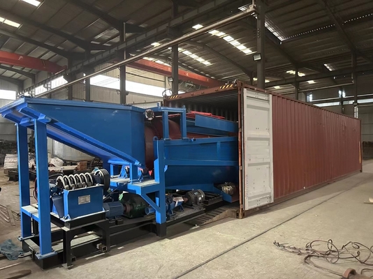 30-50 t/h Alta velocità di recupero Gold Trommel Australia per facile selezione mobile portatile