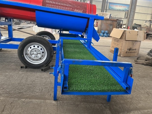 620 KG Gold Mining Trommel Machine Dimensione di alimentazione inferiore a 300 mm Portatile