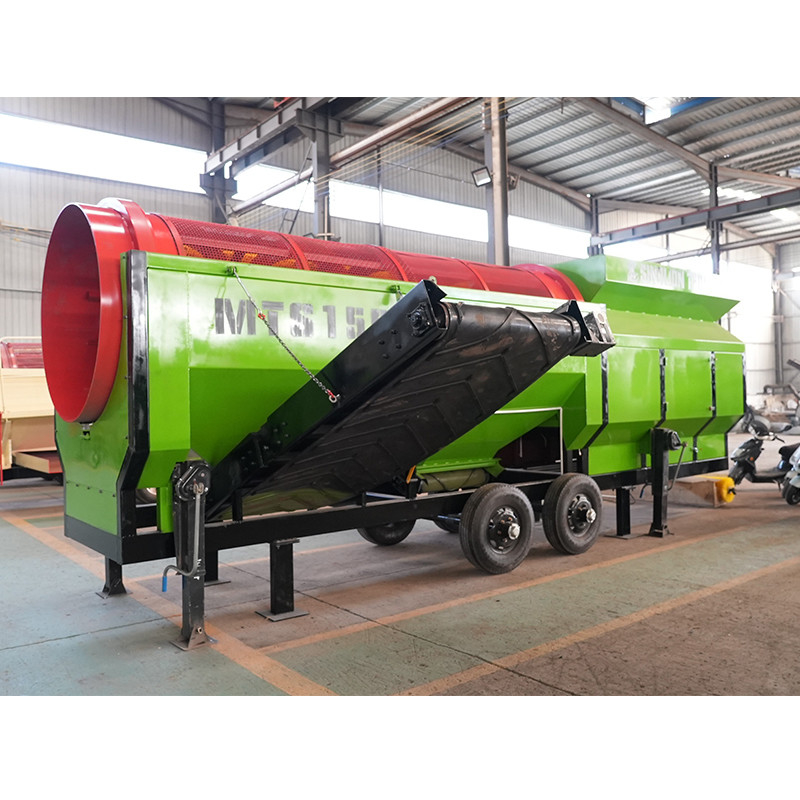 9.4*2.2*2.9M Sottosuolo Sittler Trommel Screen per il riciclaggio e i rifiuti da costruzione