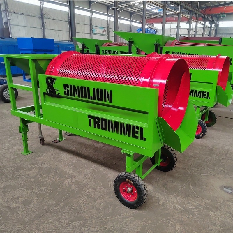 1-200 tonnellate all'ora di capacità Sito a tamburo rotativo per le esigenze di selezione del compost