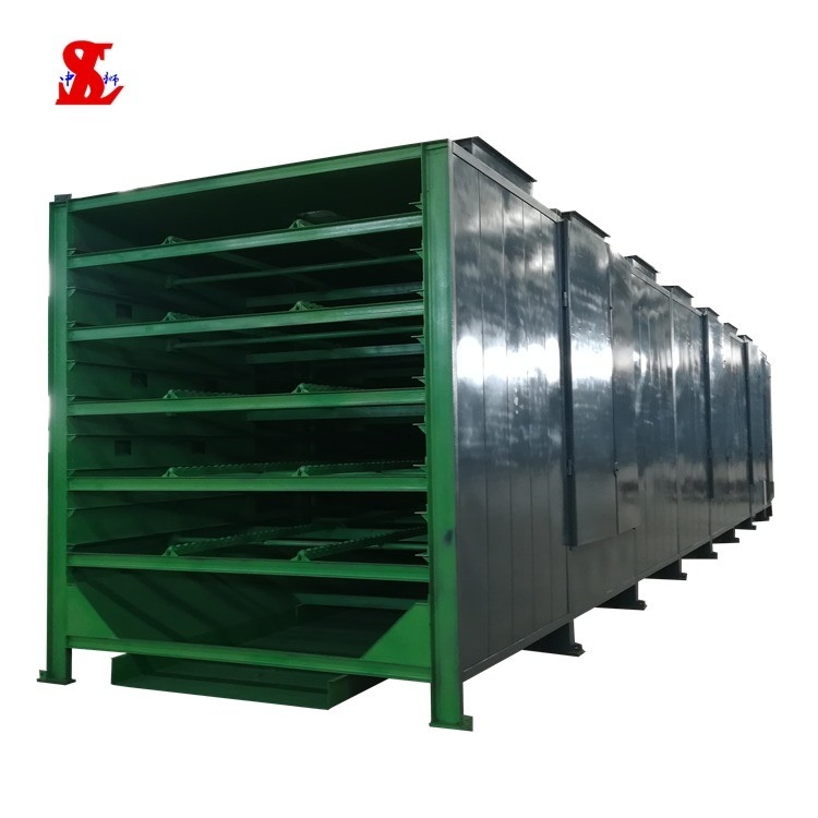 Forno di asciugatura industriale personalizzato per la linea di produzione di brichette di carbone e 4 strati