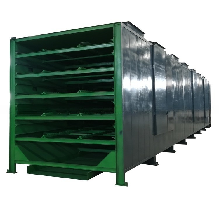 Asciugatrice di piattaforme a 6 strati Soluzione avanzata di asciugatura per la produzione di brichette di carbone
