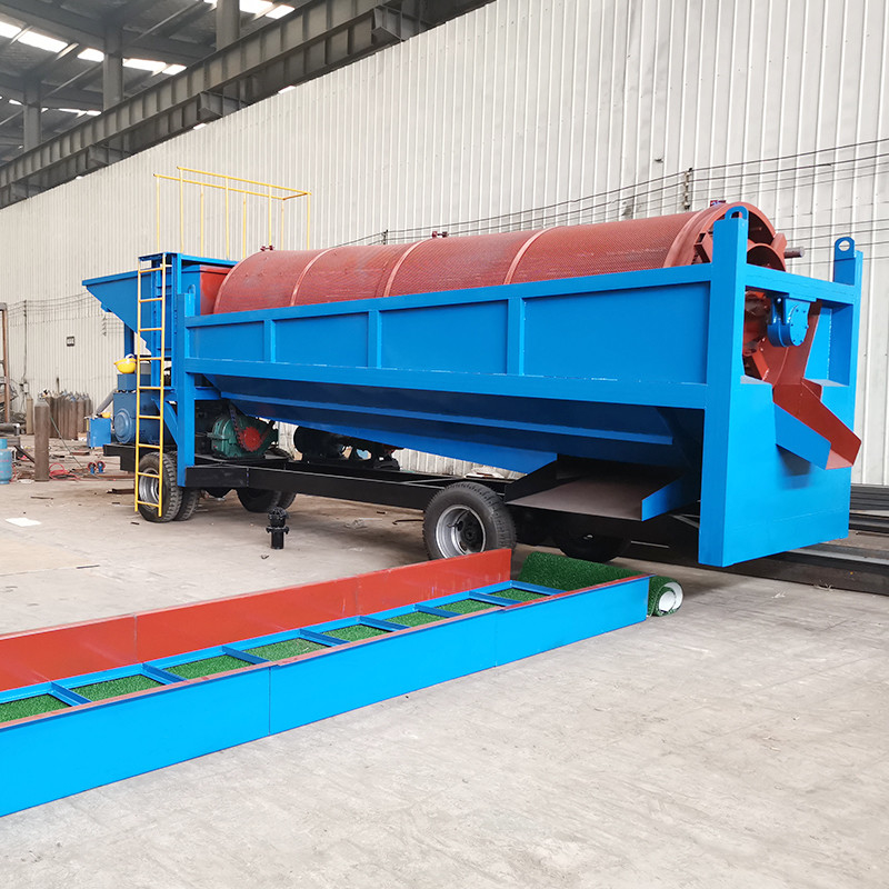 8*2,2*3,6m Sabbia d'oro Terra Sabbia d'oro mobile Trommel Gravity Mining Trummel Gold Washing Plant