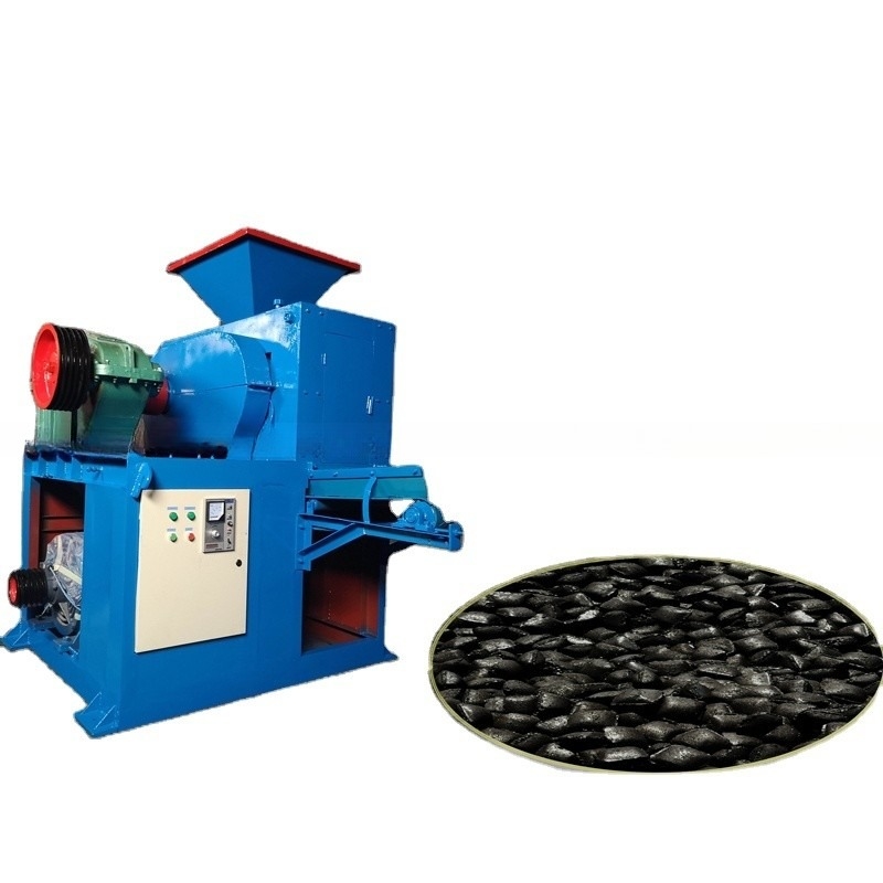 India Macchinari carbone di legna cubo Briquette Press Making Machine con tensione personalizzata