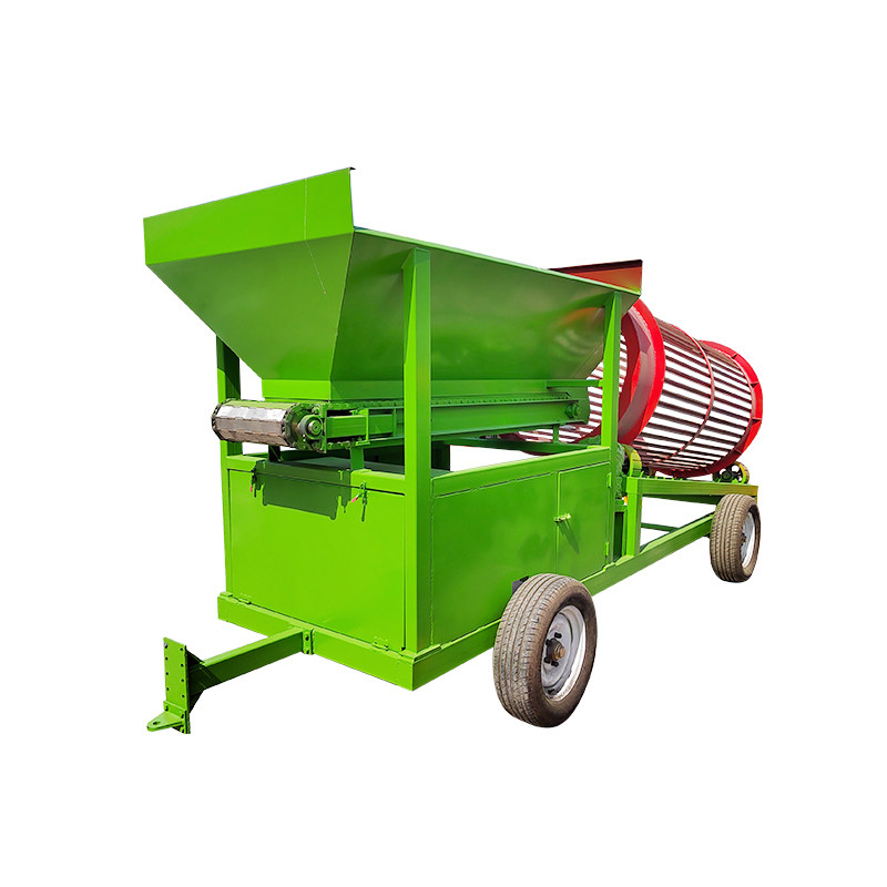 220V/380V Pesante piccole parti mobili di legno segatura roccia terreno pietra schermo a tamburo