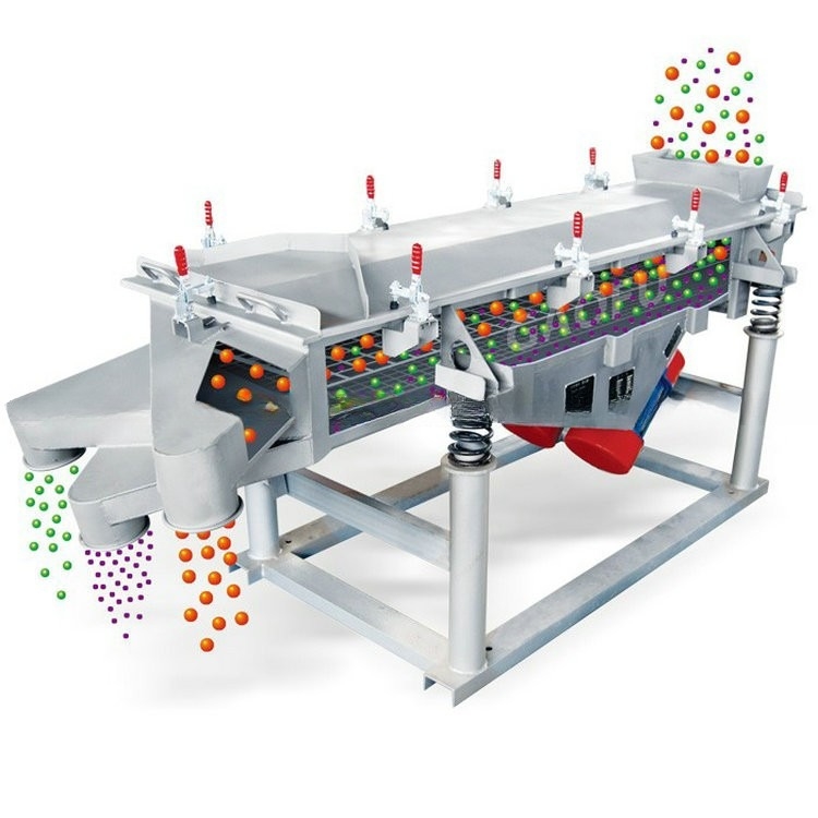 Rotex Linear Vibrating Screen Machine per polvere di sabbia di silice secondo diversi modelli