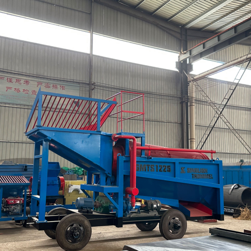 Performance Separatore di minerali Gravity Ore Trommel Screen per impianto di lavaggio dell'oro fluviale